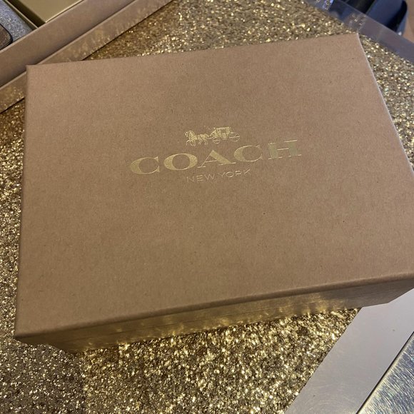 Boxed Mini Boxy Cosmetic Case And Hair Ties Set In Signature Canvas With Disco P - Picture 6 of 6